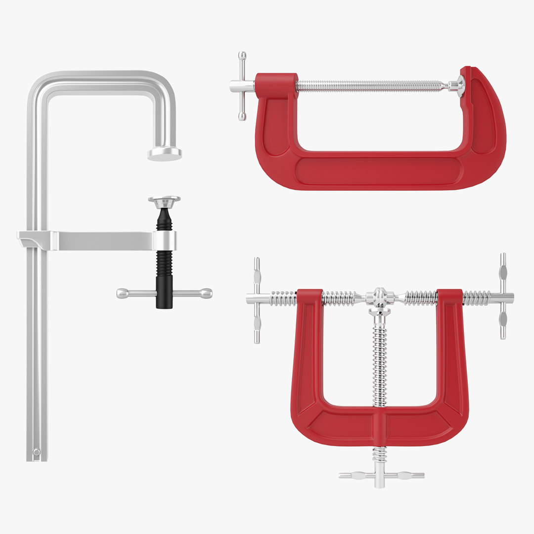 Clamps 3D model TurboSquid 1531888