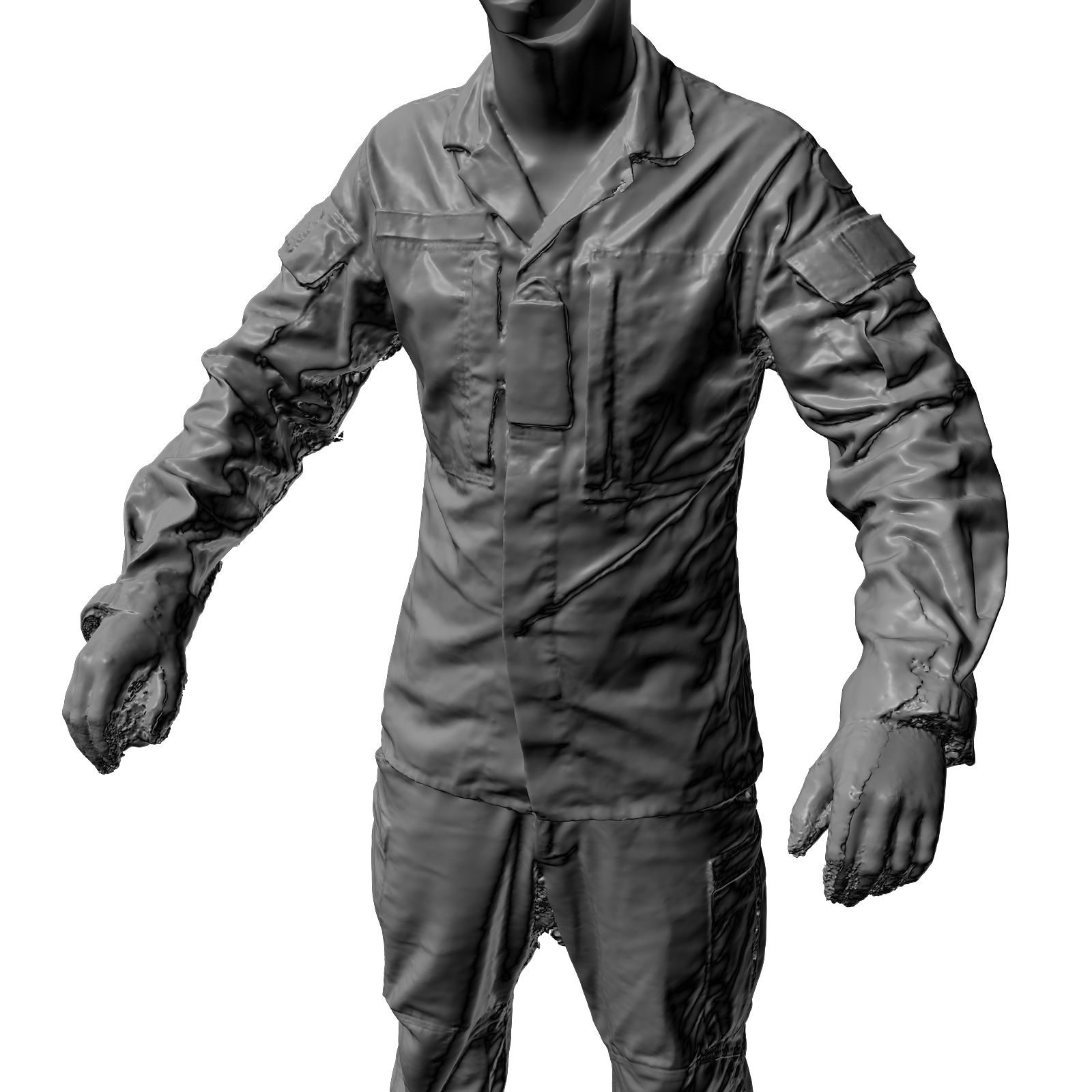 Scan adf australian uniform 3D - TurboSquid 1531891