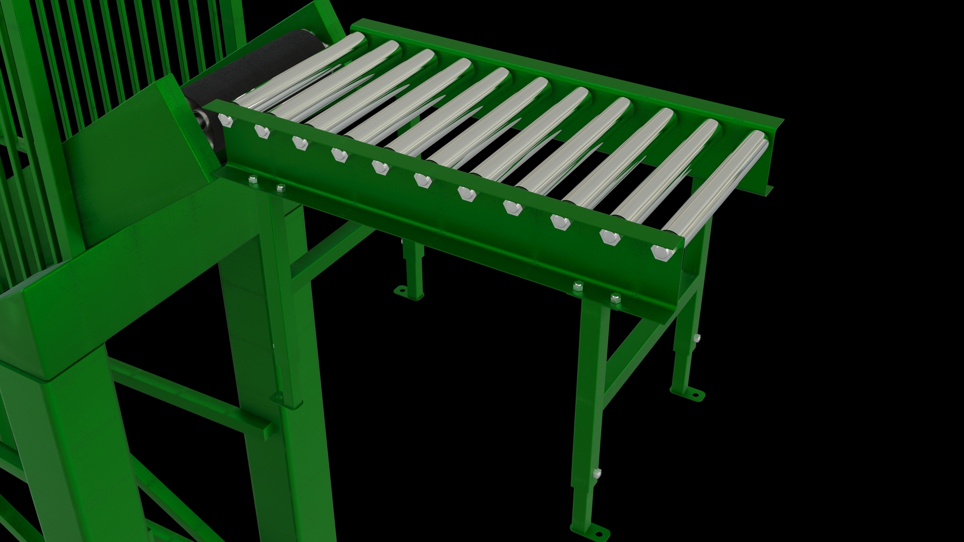 3D conveyor belt rack model TurboSquid 1531904