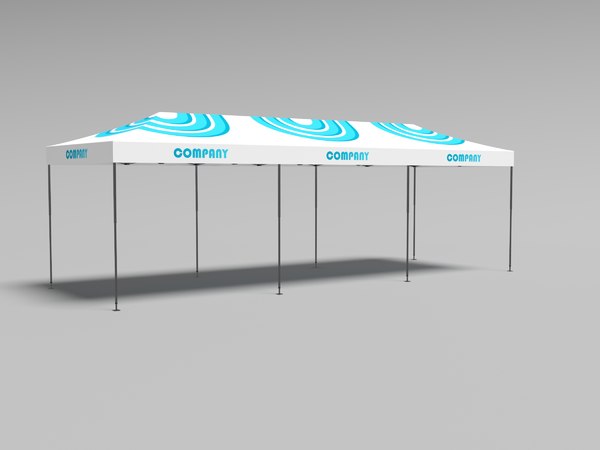 tent pavilion marquee 3D model