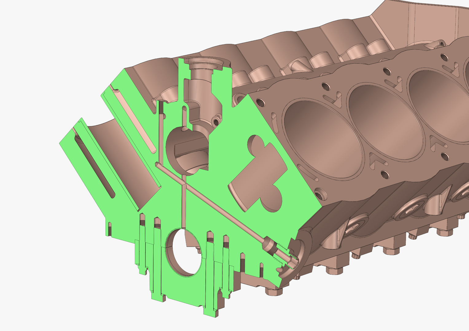 3D Engine Block Model - TurboSquid 1528886