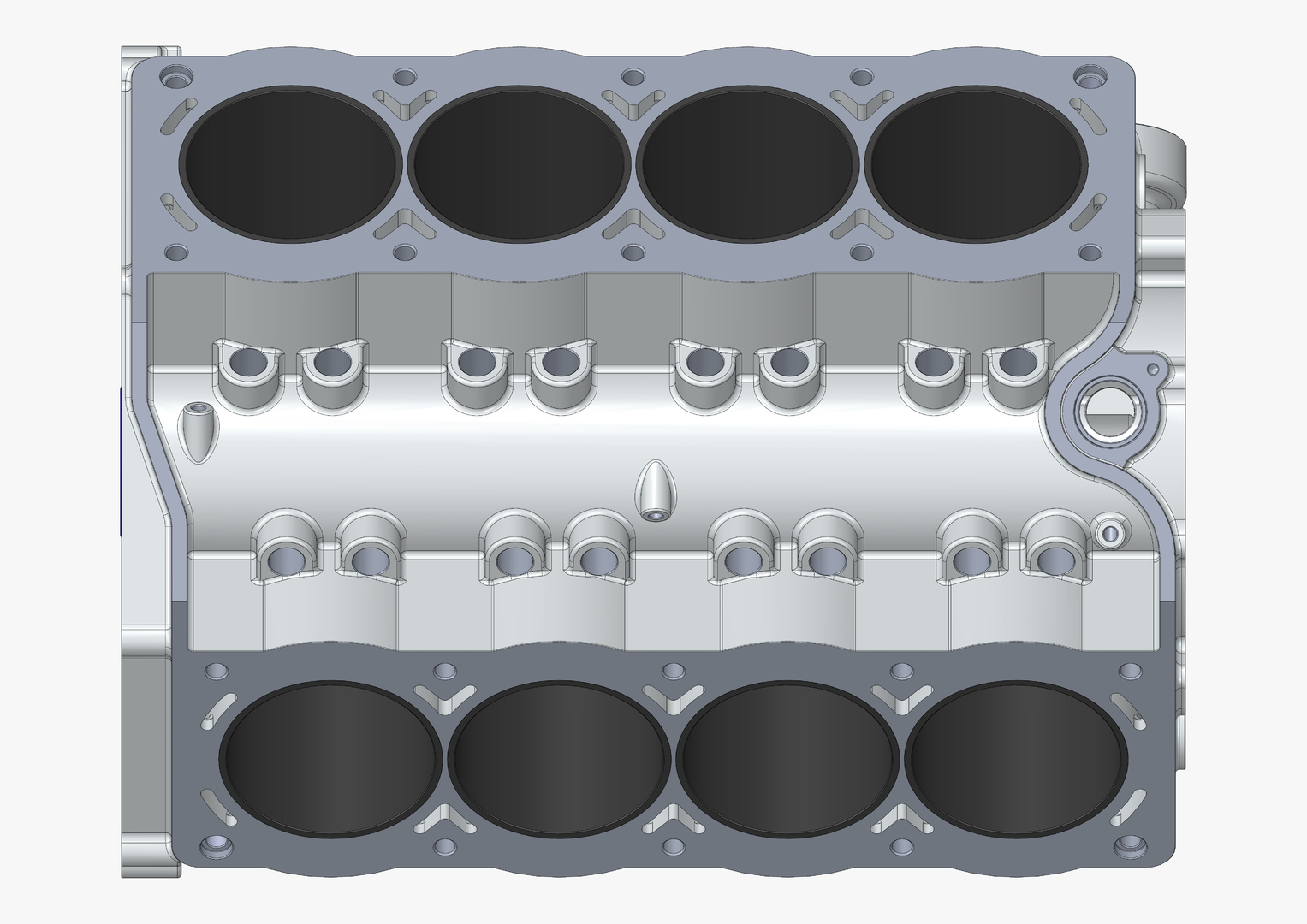 3D Engine Block Model - TurboSquid 1528886