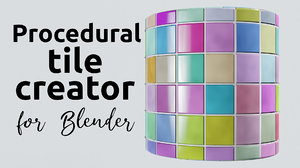 Procedural tiles creator for Blender (FULL VERSION)