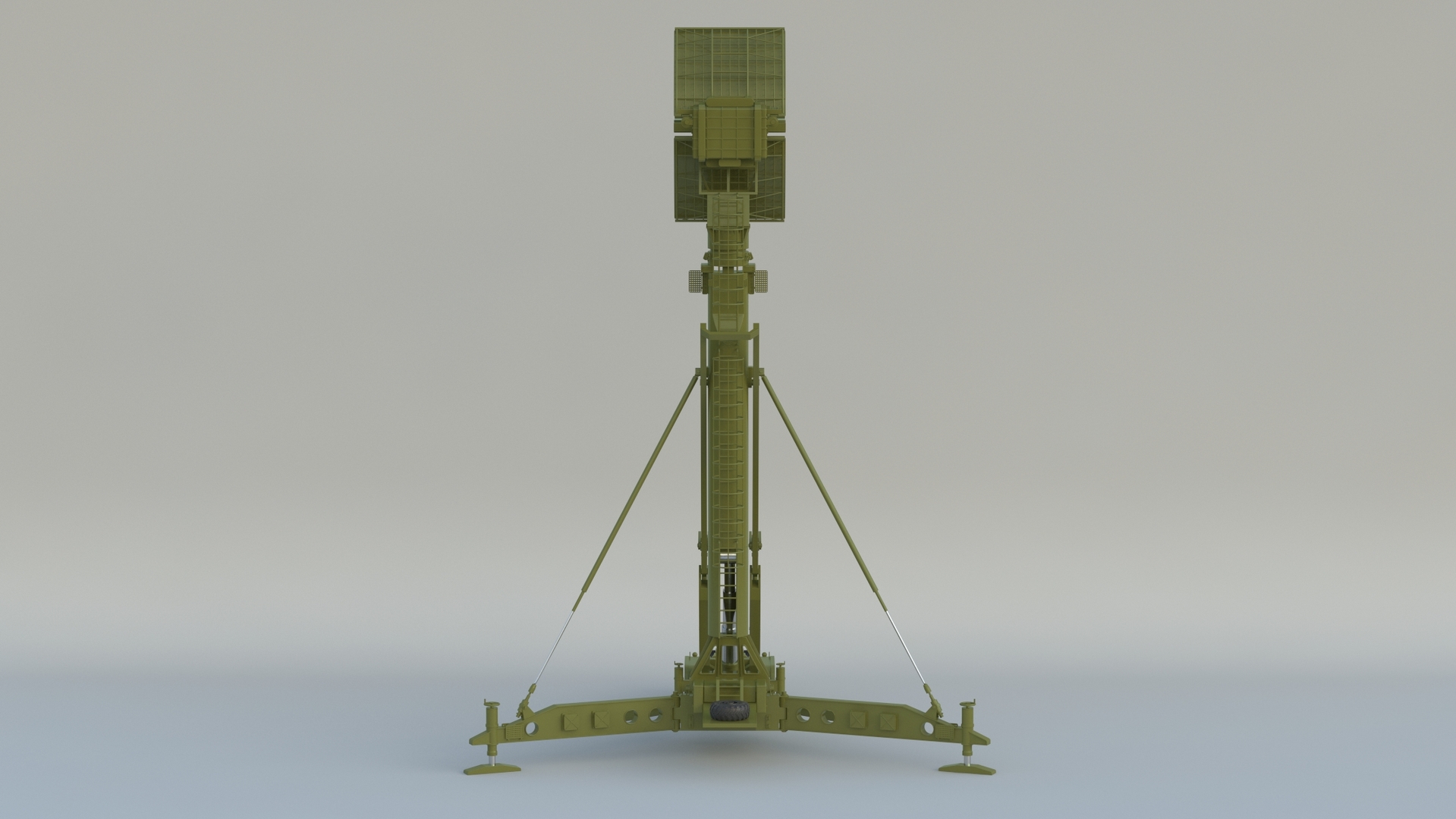 40v6m radar 3D model TurboSquid 1532421