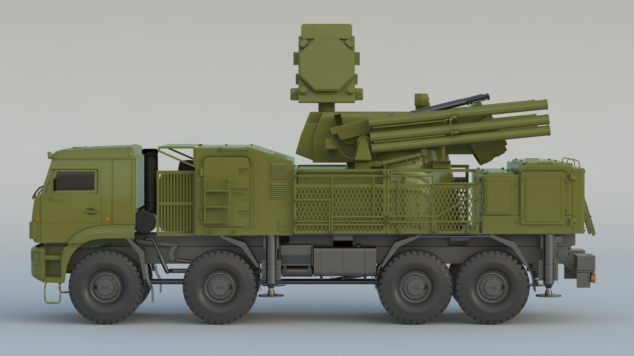 Sam Pantsir S1 Sa-22 3d Model - Turbosquid 1532428