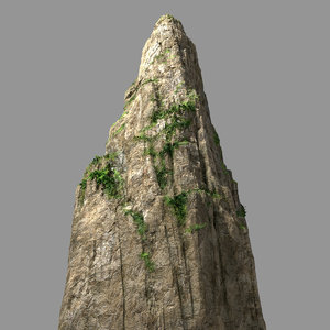 3D mountain model
