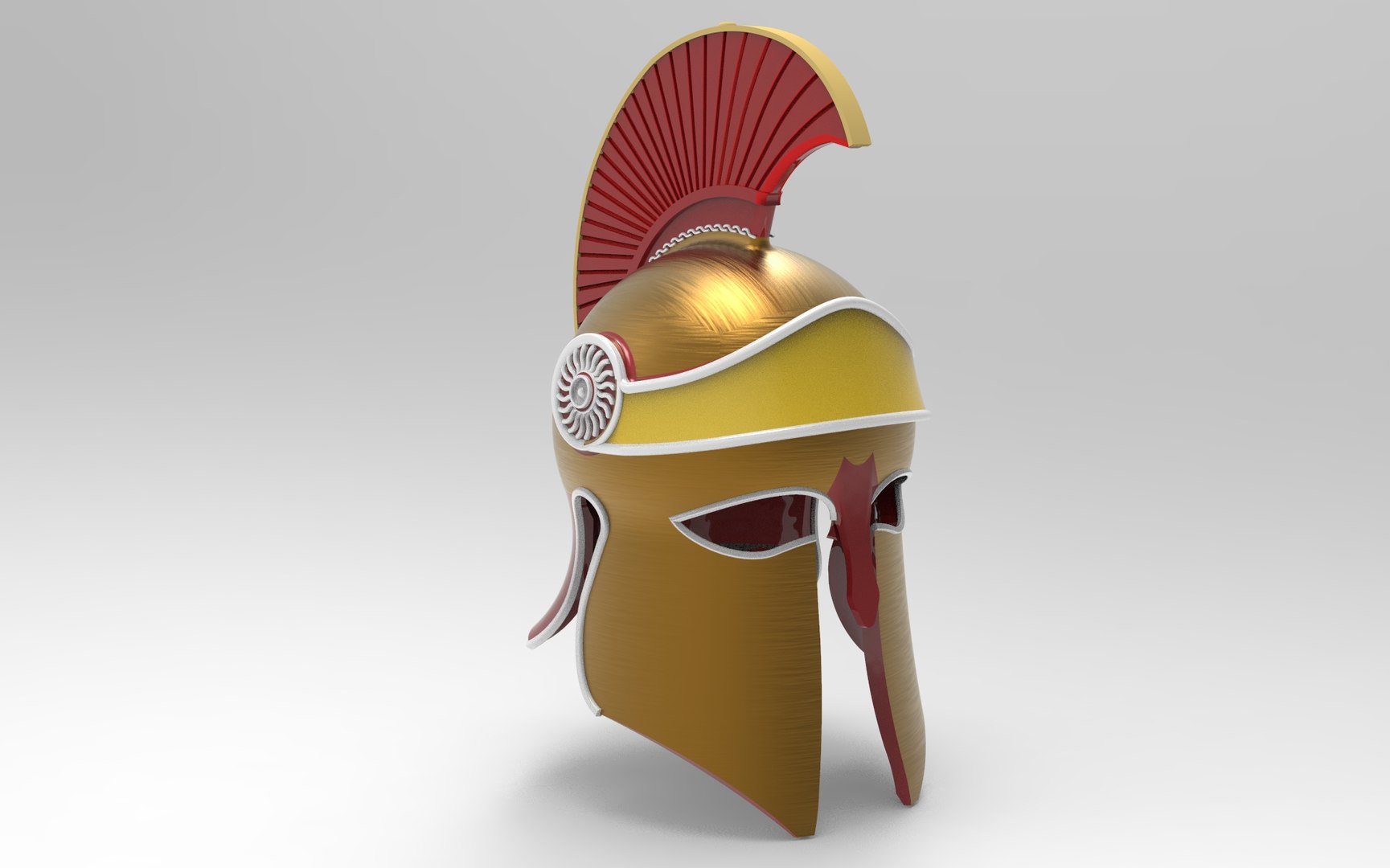 Hoplite Corinthian Helmet 3d Model Turbosquid 1532548 