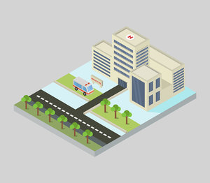 isometric hospital