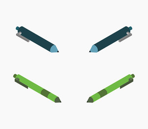 isometric pen