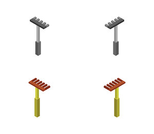 isometric rake