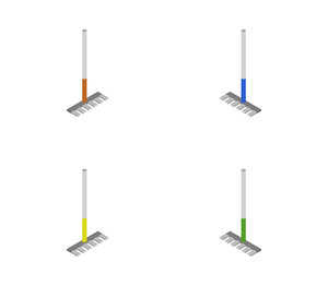 isometric rake
