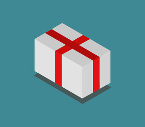 isometric gift