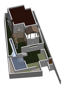 modern villa 3D model