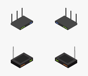 isometric router