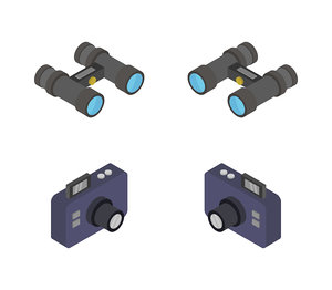 isometric binoculars