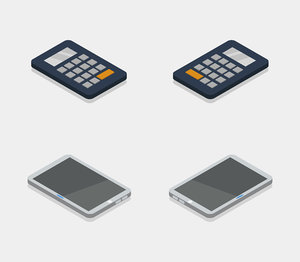isometric business objects