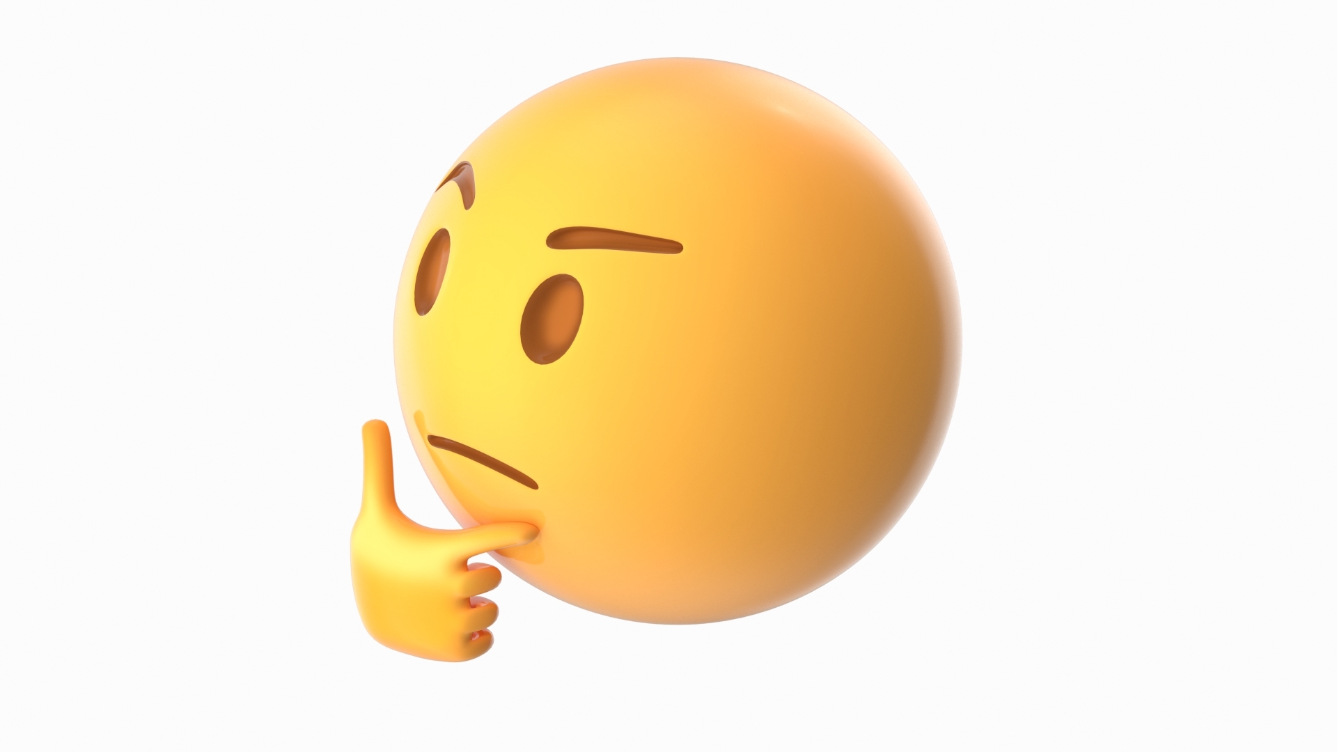 3D thinking emoji - TurboSquid 1533427