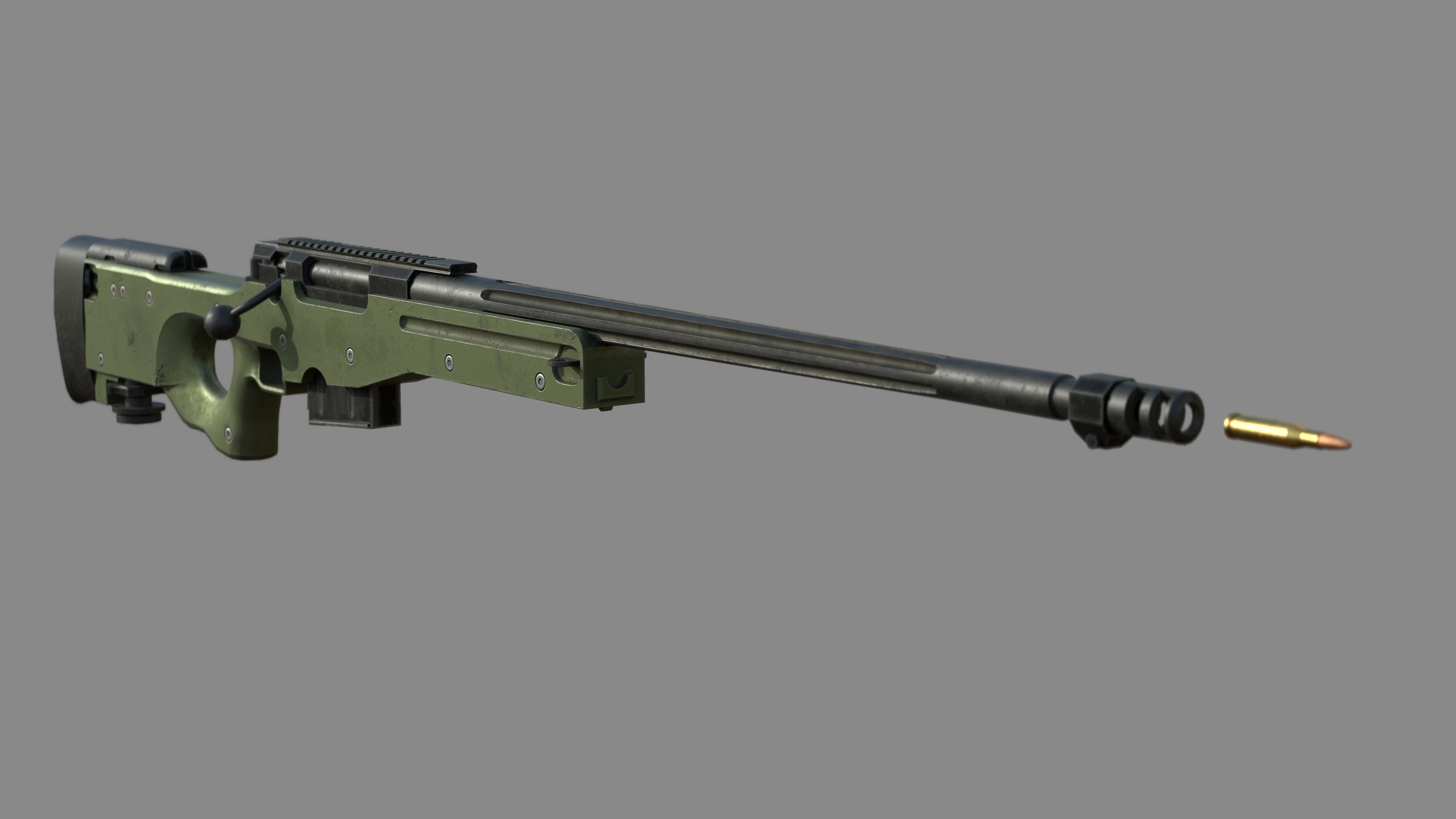 3D weapon - awm included - TurboSquid 1533255