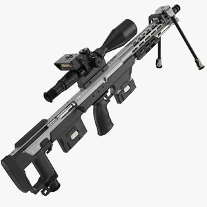 sniper rifle dsr-1 hensoldt 3D model