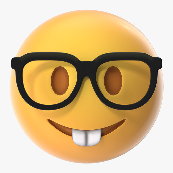 nerd face emoji model