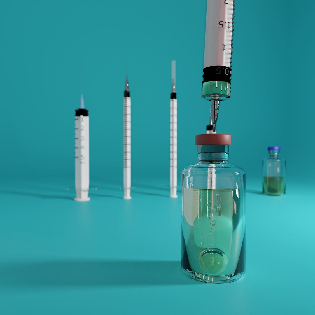 3d syringe kit medicine tubes turbosquid 1533542