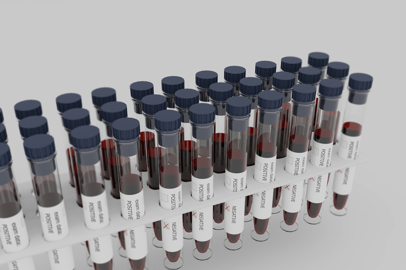 Lab Tubes Model Blood test tubes modeled 3D model - TurboSquid 1533527