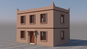 3D model moroccan house marrakech