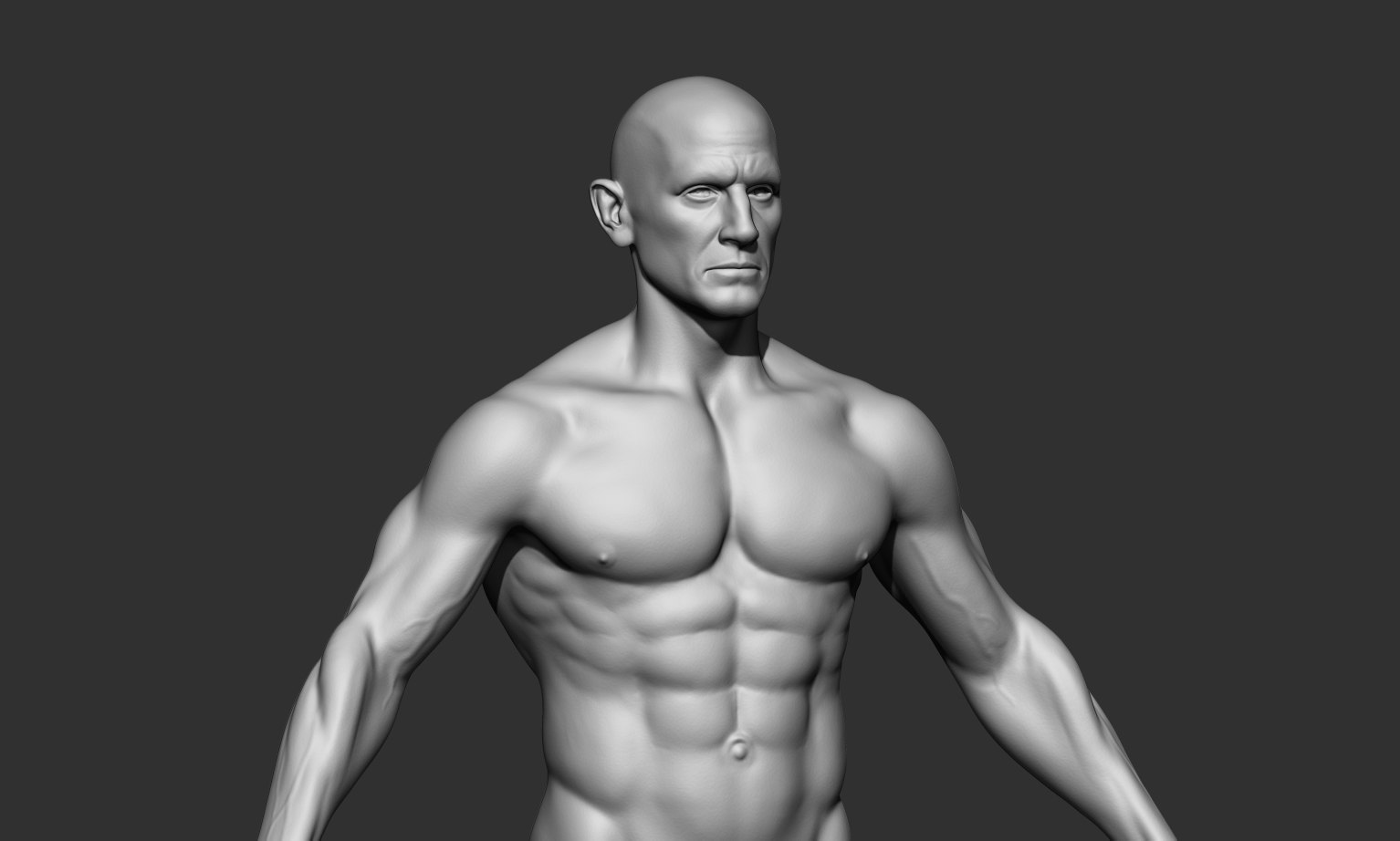 Based man. Скотт Итон Zbrush. Zeus 3d model Mesh.