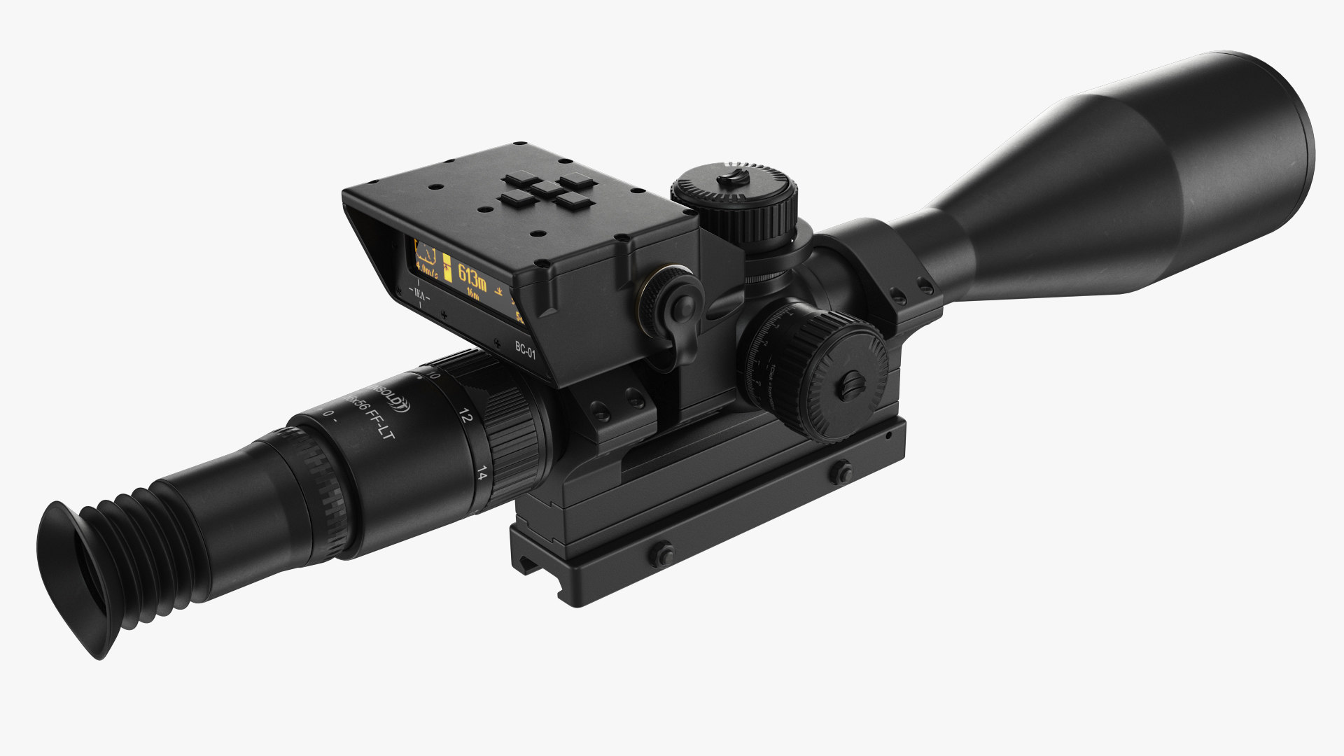 Hensoldt zf ballistic computer 3D model TurboSquid 1533792