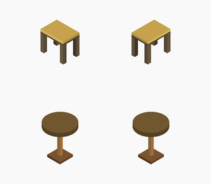isometric table