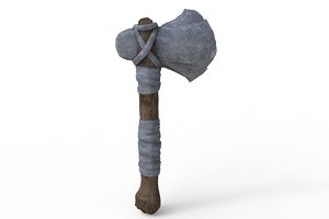 axe tool hatchet 3D model
