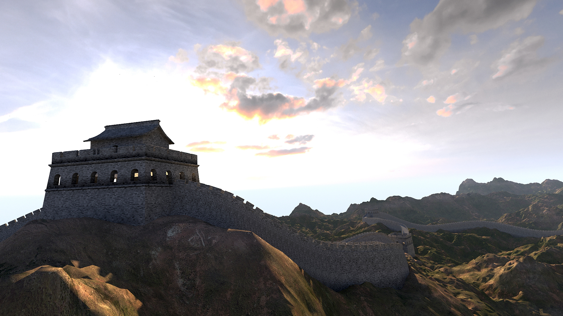 Great wall china 3D TurboSquid 1533796