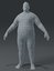 human body base mesh 3D model