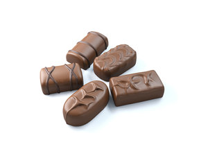 Конфета 3 шоколада. Конфета 3д. 3d модель конфеты. 3d модель шоколадки. Шоколадные конфеты 3d модель.
