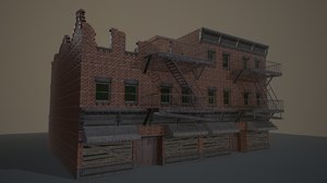 ruined nyc buildings 3D