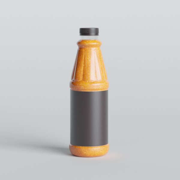 ketchup bottle sauce 3d model