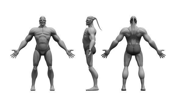 3D monster model