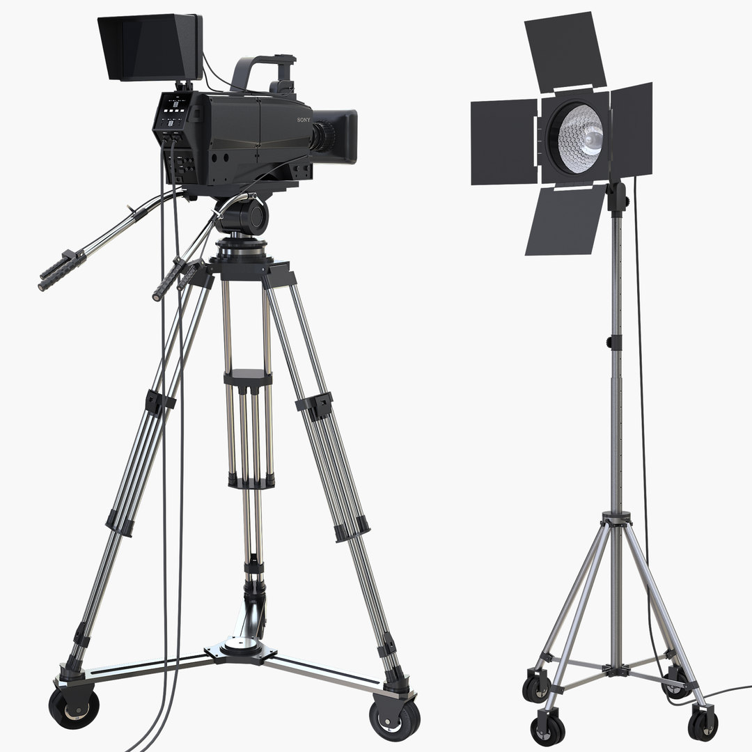  Tv  studio  camera light  model TurboSquid 1533963