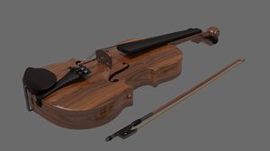 violin 3D model