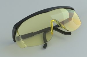 glasses safety 3D model