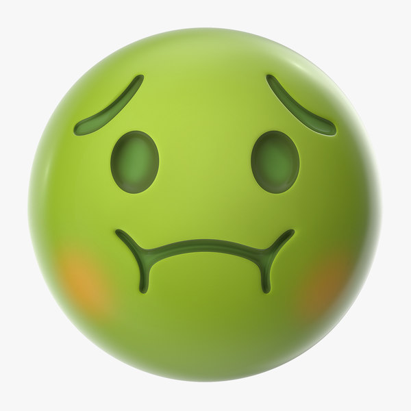 Angeekeltes Gesicht-Emoji 3D-Modell - TurboSquid 1534675