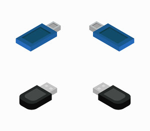 isometric usb drive