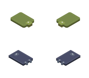 isometric wallet