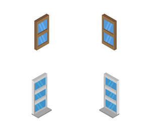 isometric window