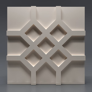 3D decorative gypsum panel
