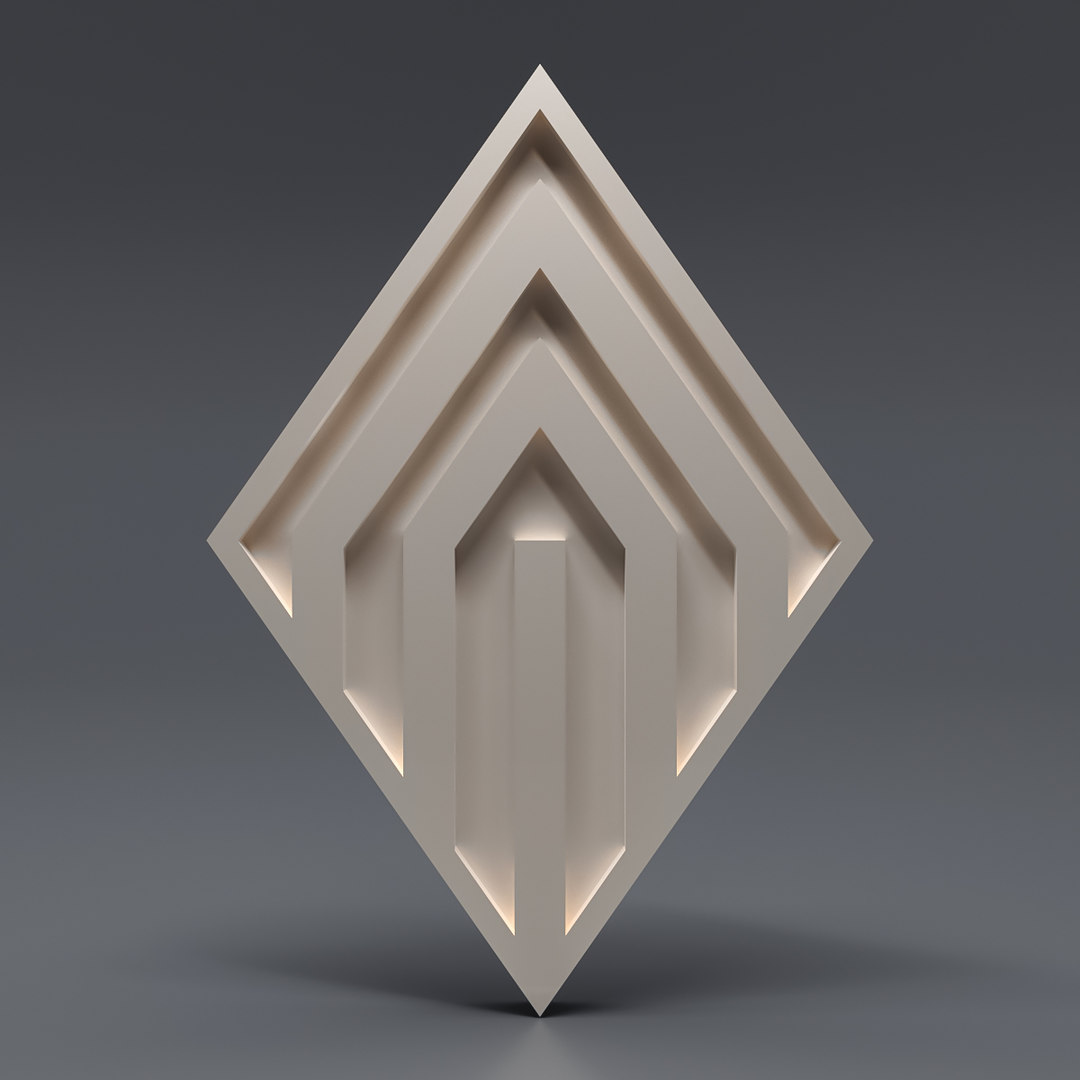  Decorative  gypsum  panel 3D  model TurboSquid 1534548