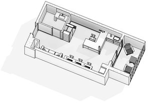 3D design studio model
