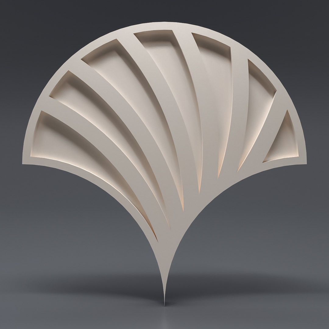  3D  decorative  gypsum  panel TurboSquid 1534582