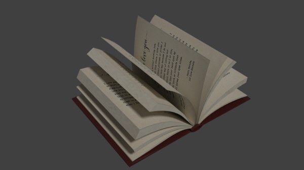 3d图书模型