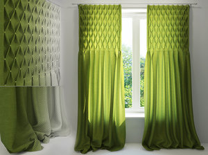 curtains 3D model